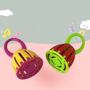 กระดิ่งมือถือสำหรับการแสดงบนเวที เครื่องดนตรีประกอบการเรียนรู้สำหรับเด็กเล็ก ของเล่นเสริมพัฒนาการจับถือ - Product Image 2