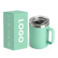 Tasses à café en acier inoxydable au design moderne avec couvercle magnétique, tasses isothermes sous vide pour café, bureau et usage personnel