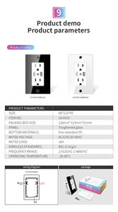 <span class=keywords><strong>Prise</strong></span> <span class=keywords><strong>murale</strong></span> intelligente avec rectangle Type 2 <span class=keywords><strong>Prise</strong></span> <span class=keywords><strong>murale</strong></span> <span class=keywords><strong>USB</strong></span> USA Brésil Mexique <span class=keywords><strong>Prise</strong></span> intelligente Wifi avec <span class=keywords><strong>consommation</strong></span> d'énergie - Product Image 4