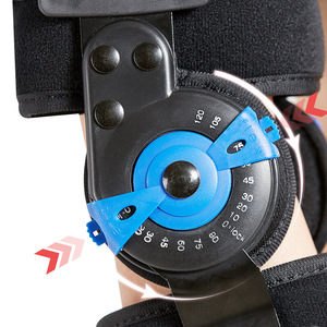 Attelle de coude réglable Type I, taille unique, en plastique noir, support médical pour fixation de l'avant-bras avec ajustement d'angle - Product Image 2