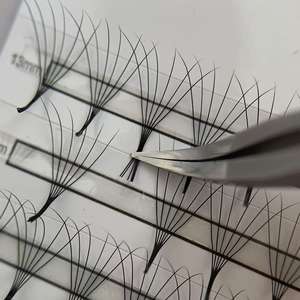 Ventilateurs préfabriqués à base lâche 0.03mm 0.05mm 0.07mm 6D 8D 10D 12D PROMADES cils de ventilateur de Volume avec base enveloppable - Product Image 5