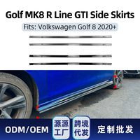 GTI-Style Komplett-Bodykit Frontlippe Seitenschweller Heckdiffusor für VW Golf 8