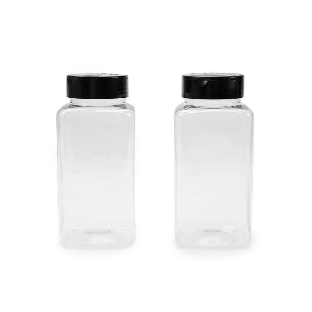 500Ml Hot Sales Plastic Cups With Lids Especieros De Cocina Condiment Spice Powdered Pepper Jar Bottle Container