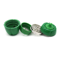 Nouveau design 2026 – Broyeur à herbes et tabac en alliage de zinc métallique à 4 couches de 73 mm, style manuel simple pour accessoires de fumage