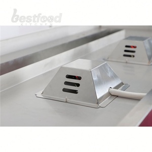 Four à rôtir électrique commercial OULI HEJ-3P à 3 niveaux, machine à rôtir le poulet, minuterie, nettoyage facile, 380V pour restaurants - Product Image 4