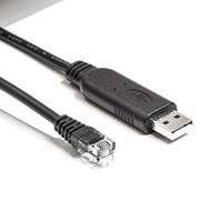 Cable de Comunicación Serial USB a RJ11 RJ12 RS232 para Conexión de Computadora a Batería de Litio