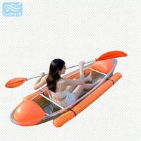 Sac flottant latéral transparent pour siège de kayak en cristal coloré avec kit complet pour le tourisme, fabriqué en Chine par Lumark Rotomolded