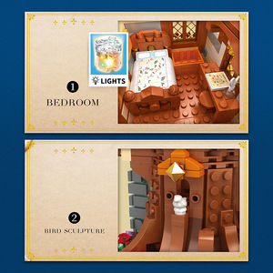 Reobrix 66008 Ancient Treehouse Building Blocks Set 40 Pieces Plastic <b>Educational</b> <b>Toy</b> for Kids Ages 8-13 Years - Product Image 4