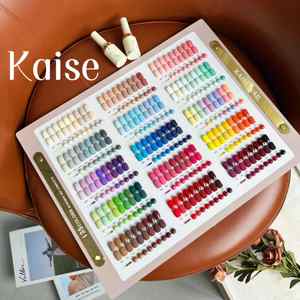 ชุดเจลทาเล็บคุณภาพสูง <span class=keywords><strong>KAISE</strong></span> 135 สี หลากสีสัน สำหรับร้านทำเล็บ ปี 2025 สินค้าขายดี แฟชั่นทำเล็บ ปลอดสารพิษ เจลยูวี ขายส่ง - Product Image 1