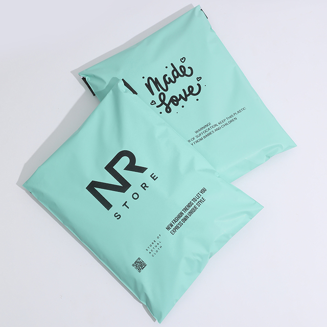 Custom Custom Logo Compostable Poly Mailer Sustainable Apparel Mailing Bags Bio-based Eco Friendly Courier Shipping Bags