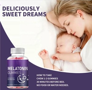 Complément alimentaire à base d'herbes Superfood, aide au sommeil, saveur de baies, sans médicaments, sommeil rapide, non accoutumant, vitamines <span class=keywords><strong>pour</strong></span> adultes, bonbons gélifiés - Product Image 5