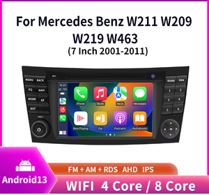 For Mercedes-Benz W211 W219 <strong>Android</strong> 13 Car Navigation <strong>MP5</strong> Stereo <strong>Player</strong> DSP GPS Dashboard Placement Warranty Built-in <strong>Wifi</strong> - Product Image 2
