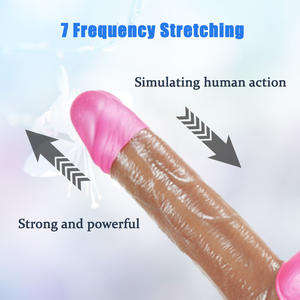 Langer dünner Vibrator Penis 10-Frequenz-Vibration Haut freundlicher flüssiger Silikon dildo für Paare Sexspielzeug - Product Image 4