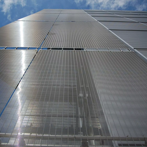 Panneau de façade en acier inoxydable et alliage d'aluminium pour villa, extérieur/intérieur, métal durable, design moderne personnalisé - Product Image 1