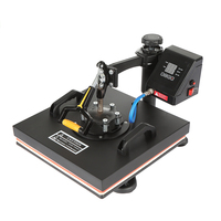 Mesin Press Panas Swing Away untuk Cetak Kaos, Printer Sublimasi, Casing Ponsel, Puzzle, Alas Mouse, Kaca, Batu 38x38cm