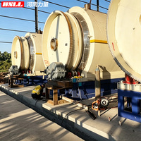 Machine de pyrolyse intermittente des pneus facile à utiliser et personnalisable pour transformer les pneus usagés et les déchets solides municipaux en huile combustible