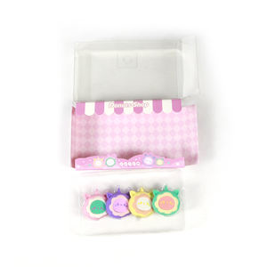 Soododo Werbe-Kawaii Umweltfreundliches Angepasstes Schul-Bleistift-Radiergummi-Set Langlebige Donut-Form Radiergummis für Kinder - Product Image 4