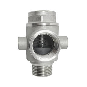 อุปกรณ์ปั๊มน้ำแบบไม่ไหลกลับ1 "x 1" อุปกรณ์ป้องกัน SUS304ไหลย้อนสปริงไฮดรอลิก - Product Image 5