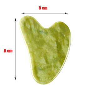 Shopify Sourcing Agent 2025 Women Natural Stone Jade Facial Beauty Scraping <b>Massager</b> Firm Skin Care <b>Face</b> Gua Sha Tool - Product Image 3