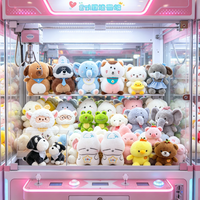 Vente en gros usine de mini jouets en peluche mignons, animaux en peluche lapin, jouets en peluche anime, 8 pouces (20-25 cm), pour machine à griffes