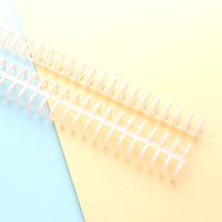 Anneau spiralé perforé couleur Macaron avec 30 trous Reliure A5/A4 à anneaux ouverts/fermés Clips de reliure à anneaux A5 personnalisée
