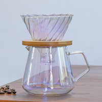 Nouvelle conception de tasse à café en verre transparent avec poignée, simple, moderne, écologique, capacité de 300 ml/600 ml pour un usage domestique
