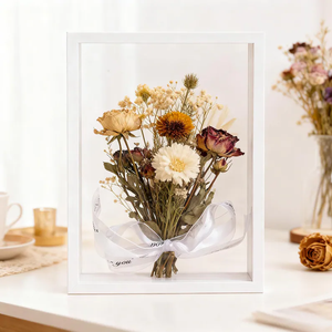 Cadre de fleurs 3D à faire soi-même, cadre de fleurs transparent double face, cadre de présentation en plexiglas - Product Image 3