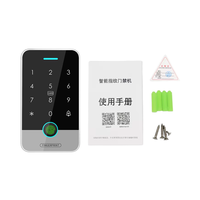Tuya Smart étanche ABS autonome biométrique lecteur de carte de contrôle d'accès d'empreintes digitales pour système de sécurité d'entrée de porte RFID