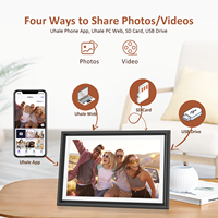 Gratis pesanan khusus 10 .1/15, 6 inci 1280*800 Android WiFi 1080P 16GB foto Digital dan bingkai Video Via Vphoto APP