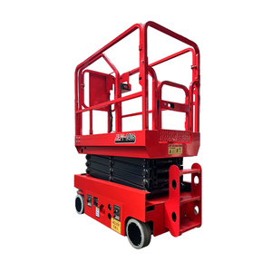 Plataforma Elevadora de Tijera Autopropulsada Pequeña, Elevador Eléctrico para Trabajos Aéreos con Altura de Plataforma de 4.6 m y Capacidad de 200 kg para Construcción - Product Image 3
