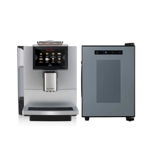 เครื่องชงกาแฟเอสเพรสโซ่อัตโนมัติ 110V สำหรับธุรกิจ พร้อมฟังก์ชั่นบดเมล็ดกาแฟสดและตีฟองนมในตัว หน้าจอ LCD  ระบบสั่งงานด้วยระบบสัมผัสอัตโนมัติ - Product Image 2