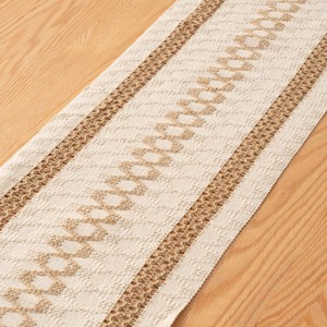 <span class=keywords><strong>Chemin</strong></span> de <span class=keywords><strong>Table</strong></span> en toile de <span class=keywords><strong>Jute</strong></span> avec bord en <span class=keywords><strong>dentelle</strong></span> pour mariage rustique, fête de vacances, réunion de famille - Product Image 4