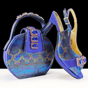 Borsa <span class=keywords><strong>scarpe</strong></span> stile classico Set di <span class=keywords><strong>scarpe</strong></span> da donna in pelle sintetica di alta qualità abbinata borsa 1 Set - Product Image 5