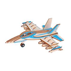 <span class=keywords><strong>Kit</strong></span> Model helikopter militer pesawat terbang kreatif, mainan kayu Puzzle 3D kustom untuk anak-anak - Product Image 4