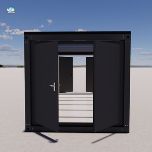 Maison mobile de luxe en conteneur de 20 à 40 pieds pour garage, salle d'outils, avec énergie solaire, maison modulaire préfabriquée en verre - Product Image 5