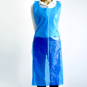 CFC CE Approved <b>White</b>/Blue/Pink/Green Disposable Kitchen Adult Ldpe Pe <b>Apron</b> Industrial Safety Plastic <b>Apron</b> - Product Image 6