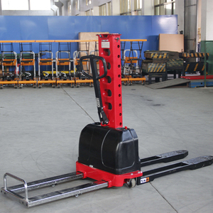 Apilador Autocargable, Apilador Portátil, Montacargas Eléctrico de 1 Tonelada, Grúa Apiladora Autoelevadora - Product Image 3