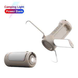 Mini xách tay ngoài trời LED Cắm trại đèn âm thanh không dây âm nhạc treo lều đèn đa chức năng độ bền lâu dài USB sạc - Product Image 5