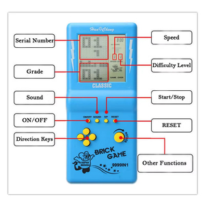 Jumon Handheld <b>Game</b> Players <b>Electronic</b> Console Built-in 23 <b>Games</b> for Tetris Retro Classic Brick <b>Game</b> Machine Children's Toys - Product Image 2