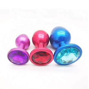 لعبة جنسية شرجية مخصصة <span class=keywords><strong>OEM</strong></span> <span class=keywords><strong>ODM</strong></span>، سدادة شرجية مزينة بالجواهر، سدادة معدنية للشرج والمؤخرة للنساء - Product Image 6