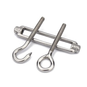 DIN1480 Turnbuckle With Eye <b>Hook</b> SS304 SS316 Turnbuckle <b>Bolts</b> and Nut Stainless Steel M6 M12 M16 M20 M24 M36 M42 - Product Image 6