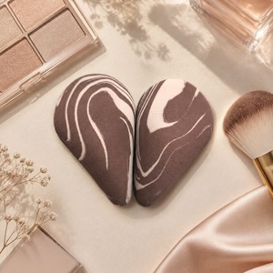 YRX Mixing Colors Hydrophilic Polyurethane Makeup Sponge Eco Latex Free Custom Logo Large <b>Foundation</b> Makeup Sponges - Product Image 2