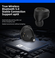 Nouvel arrivage Écouteurs sans fil Bluetooth 5.0 Écouteurs Bluetooth de sport dans l'oreille avec microphone pour iPhone Android Exercice de course