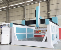 Dsp A18 Controlador de 4 ejes 6kw Husillo giratorio 180 grados AR1325 2040 Enrutador CNC de 4 ejes para carpintería Fabricación de moldes de espuma Eps