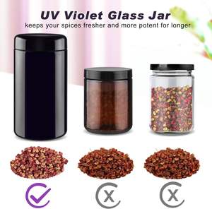 Frascos de Vidrio Violeta Oscuro con Protección UV de 50ml a 1000ml con Tapa de Baquelita, Botella Hermética para Suplementos Alimenticios - Product Image 4