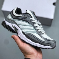 Saucony Ommi 9 : Baskets Chunky Respirantes en Maille avec Doublure en Cuir Véritable, à Lacets, Solides et Tendance pour la Course et le Quotidien