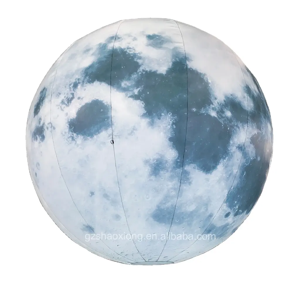 Boule de lune gonflable suspendue, planètes gonflables pour une décoration de vacances, nouveauté