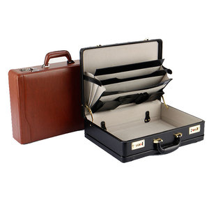 Abogado portátil slim de cuero usados <span class=keywords><strong>mujer</strong></span> maletín bolso del ordenador portátil - Product Image 1