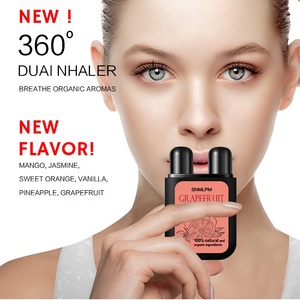 Inhalateur nasal double SNMLPM OEM à marque privée, saveurs florales de jasmin et menthe poivrée, rafraîchissant, anti-ronflement, aide à l'aspiration nasale - Product Image 2