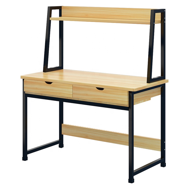 Офисные Столы для дома, компьютерный стол с книжным шкафом, письменный стол с книжной полкой для кабинета, компьютерный стол